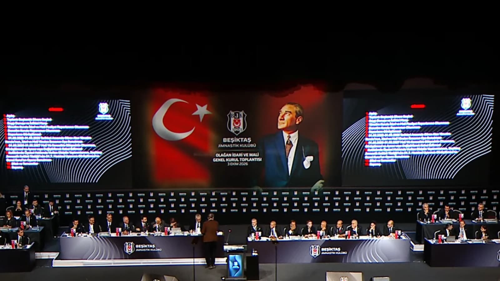 Beşiktaş’ın 2026 Olağan İdari ve Mali Genel Kurulu başladı