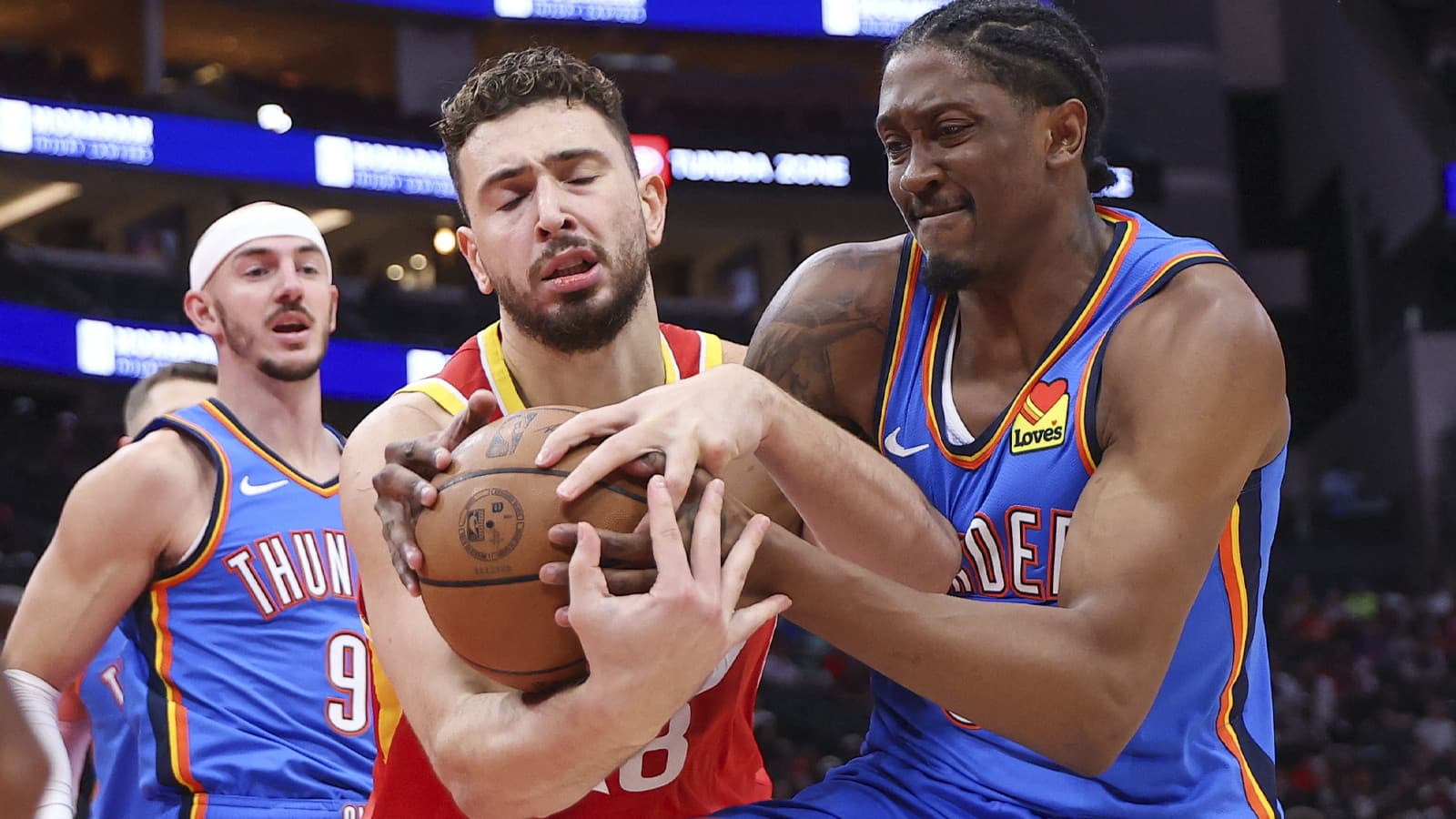 Alperen Şengün ve Bogdanovic'li Houston, Oklahoma'yı ezdi geçti!
